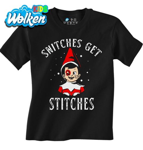 Obrázek produktu Dětské tričko Elfí Práskač Snitches Get Stitches