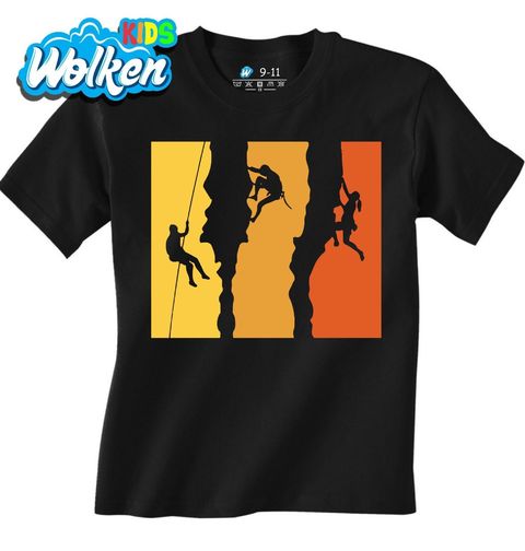 Obrázek produktu Dětské tričko Skalní horolezci Retro Hiking