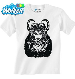 Dětské tričko Vikingská Bohyně Osudu Loki.jpg