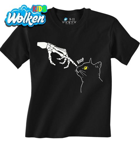 Obrázek produktu Dětské tričko Kočka a Kostlivec Spooky Boop