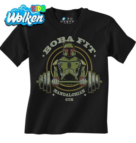 Obrázek produktu Dětské tričko Boba Fit Mandalorian Gym