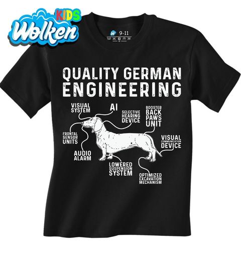 Obrázek produktu Dětské tričko Jezevčík Quality German Engineering