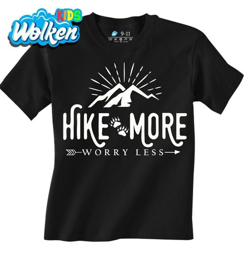Obrázek produktu Dětské tričko Horská divočina Hike More Worry Less