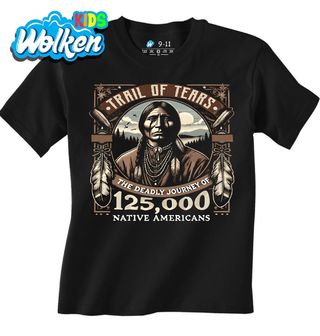 Dětské tričko Pocta indiánskému dědictví Trail of Tears.jpg