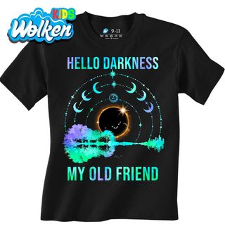 Dětské tričko Temná melodie Hello Darkness, My Old Friend.jpg