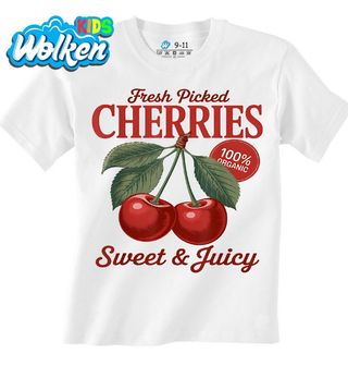 Dětské tričko Šťavnaté Třešně Fresh Picked Cherries.jpg
