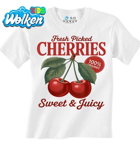Obrázek produktu Dětské tričko Šťavnaté Třešně Fresh Picked Cherries