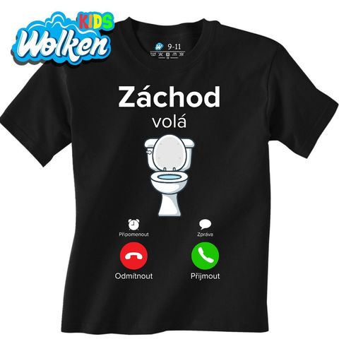 Obrázek produktu Dětské tričko Záchod volá Phone Call