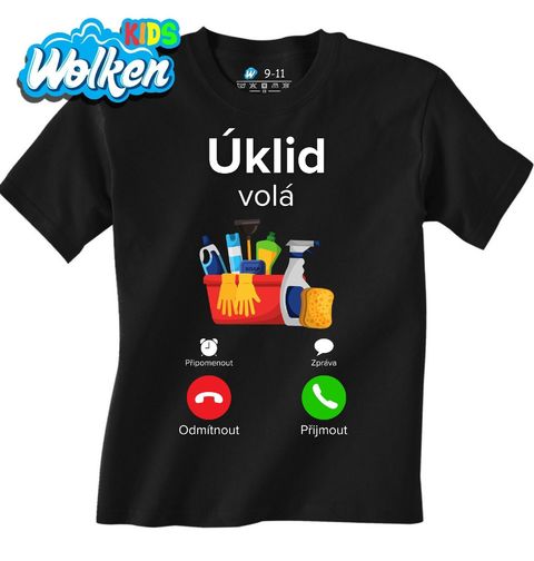 Obrázek produktu Dětské tričko Úklid volá Phone Call