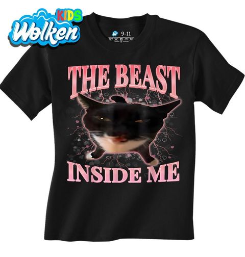 Obrázek produktu Dětské tričko Vnitřní šelma Kočka The Beast Inside Me