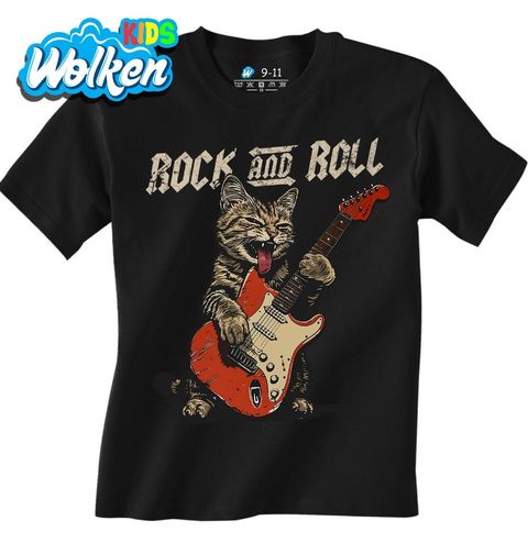 Obrázek produktu Dětské tričko Drsná Kočka Rockerka