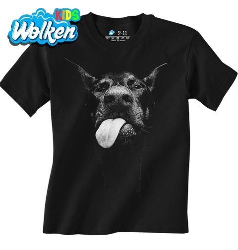 Obrázek produktu Dětské tričko Drzý pes Doberman
