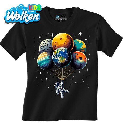 Obrázek produktu Dětské tričko Astronaut Vesmírný let balónem