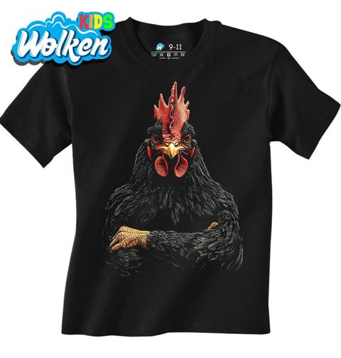 Obrázek produktu Dětské tričko Černý Kohout Šéf Dvora