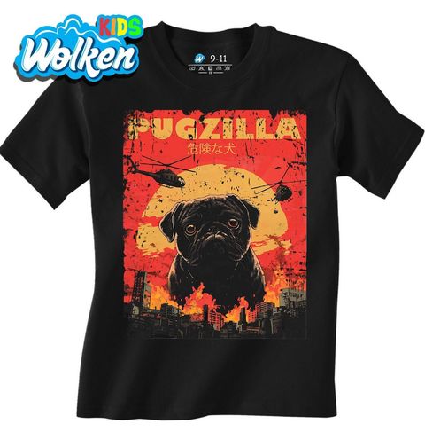 Obrázek produktu Dětské tričko Japonská Pugzilla útočí Godzilla