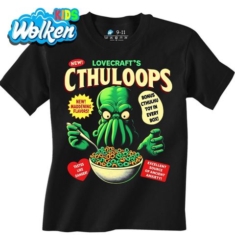 Obrázek produktu Dětské tričko Cthuloops Cereálie Cthulhu