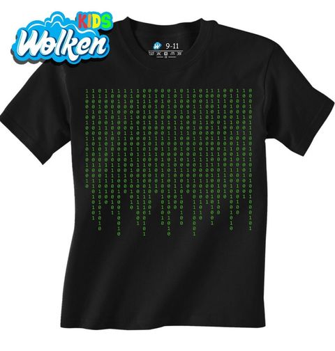 Obrázek produktu Dětské tričko Matrix Kód Binární Nuly a Jedničky