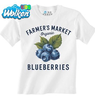Dětské tričko Farmářské Borůvky Farmer's Market Organic Blueberries.jpg