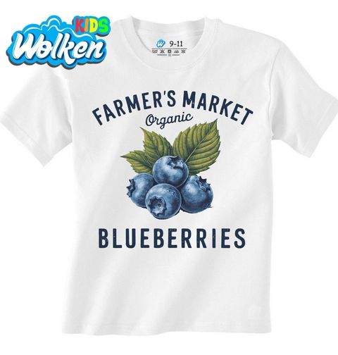 Obrázek produktu Dětské tričko Farmářské Borůvky Farmer's Market Organic Blueberries