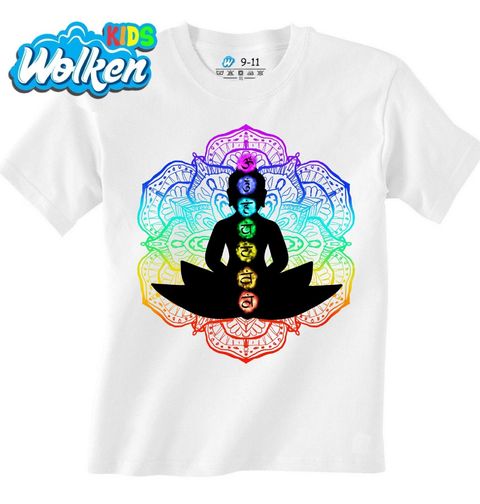 Obrázek produktu Dětské tričko Buddha a Sedm Čaker Kundaliní