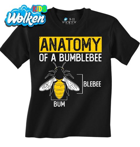 Obrázek produktu Dětské tričko Popis Čmeláka Anatomy of a Bublebee