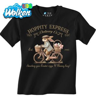 Dětské tričko Velikonoční Králík na Kole Hoppity Express.jpg