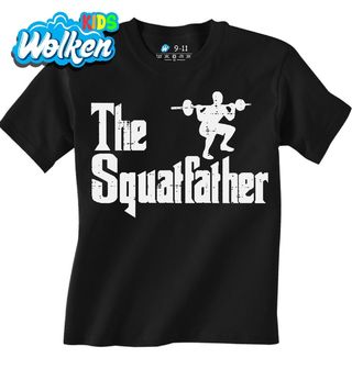 Dětské tričko The Squatfather Kmotr Dřepů.jpg