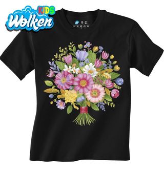 Dětské tričko Svazek květin Astry a Tulipány.jpg