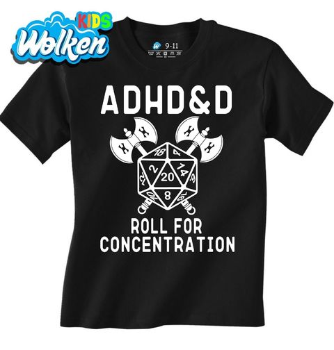Obrázek produktu Dětské tričko Kostka soustředění ADHD