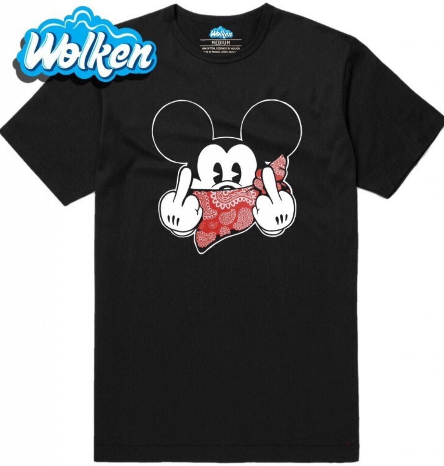 Pánské tričko Gangsta Mickey Mouse (Skladem S-5XL).jpg