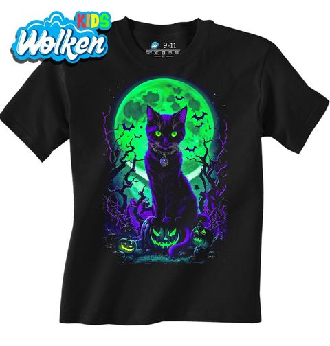Obrázek produktu Dětské tričko Kočka na Dýni Strážkyně Halloweenu
