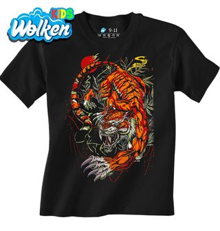 Dětské tričko Japonský plížící se Tygr Yakuza.jpg