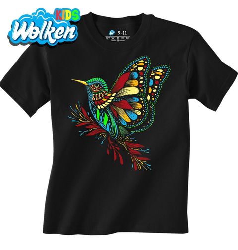 Obrázek produktu Dětské tričko Let Kolibříka Ptačí mandala