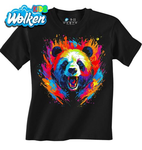 Obrázek produktu Dětské tričko Divoká Panda v Barvách