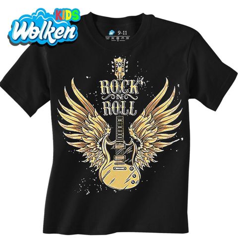 Obrázek produktu Dětské tričko Rock N Roll Zlatá Kytara 