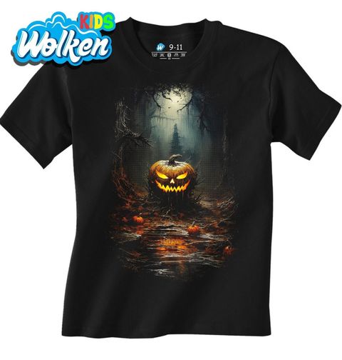 Obrázek produktu Dětské tričko Dýně v Halloweenském Lese