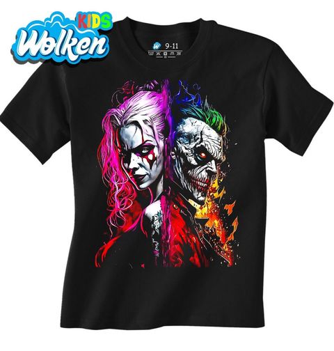 Obrázek produktu Dětské tričko Harley a Joker v Barvách