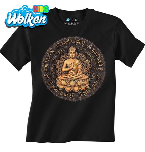 Obrázek produktu Dětské tričko Zlatý Buddha a Mantra