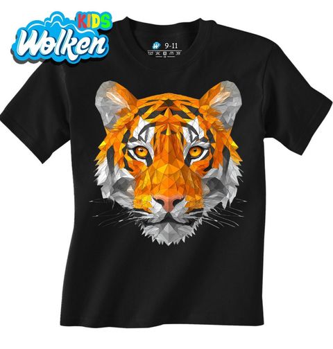Obrázek produktu Dětské tričko Pohled Tygra Polygon Tiger