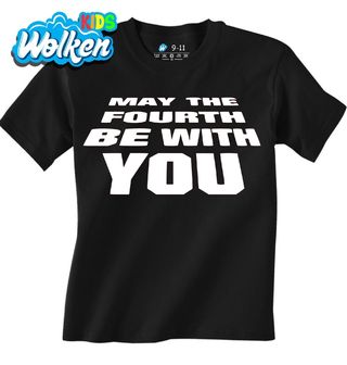 Dětské tričko Čtvrtý květen ať je s tebou Star Wars Day Velikonoční Cool Zajíc.jpg