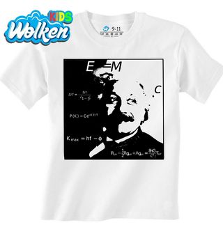 Dětské tričko Rovnice Génia Albert Einstein.jpg