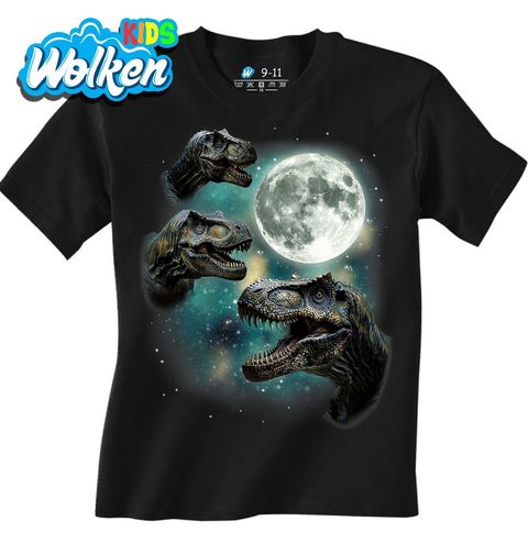 Obrázek produktu Dětské tričko T-Rexové vyjící na Měsíc