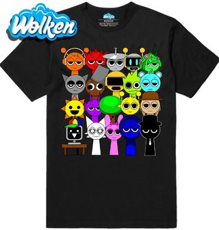 Pánské tričko Incredibox Sprunki Postavy.jpg