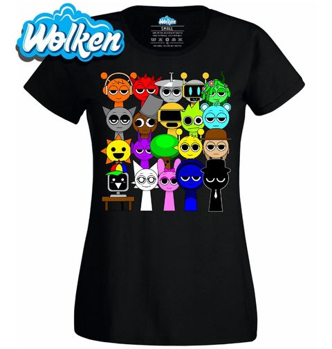 Obrázek produktu Dámské tričko Incredibox Sprunki Postavy