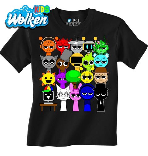 Obrázek produktu Dětské tričko Incredibox Sprunki Postavy