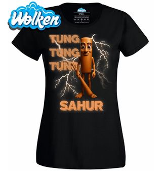 Dámské tričko Tung Tung Tung Sahur Vládce blesků.jpg