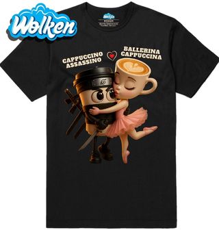 Pánské tričko Polibek Assassina a Balleriny.jpg