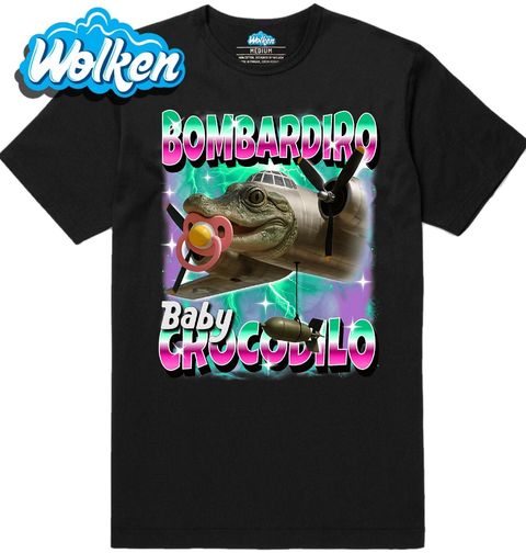 Obrázek produktu Pánské tričko Baby Bombardiro Crocodilo s Dudlíkem