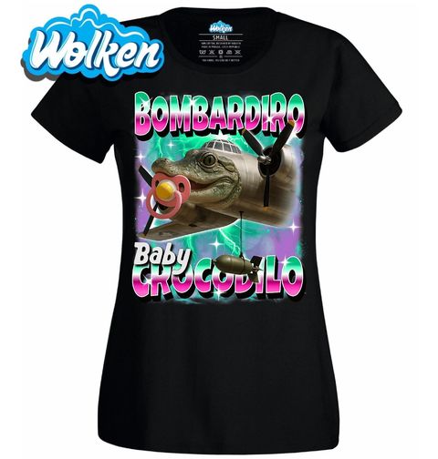 Obrázek produktu Dámské tričko Baby Bombardiro Crocodilo s Dudlíkem