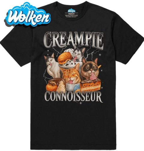 Obrázek produktu Pánské tričko Kočičí Mlsoun Creampie Connoisseur